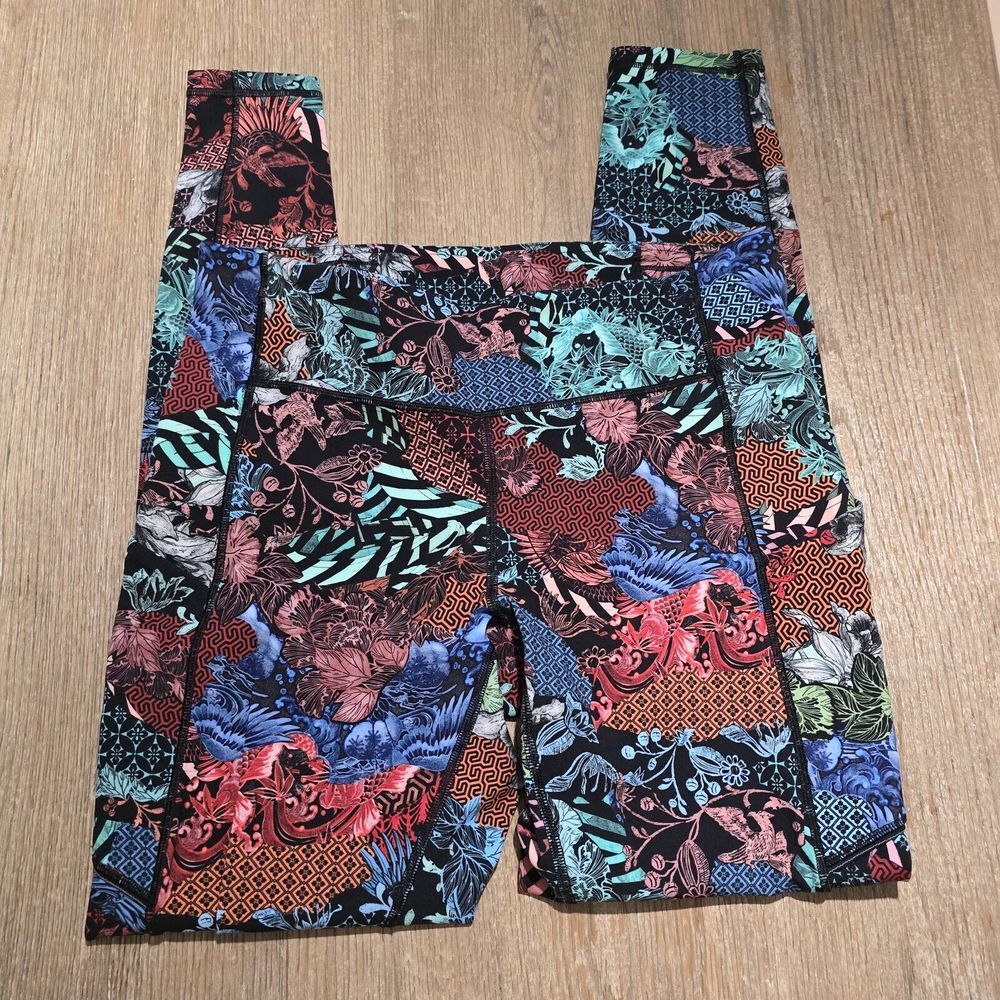 Lululemon Speed Up Legging Zen Clash Multi Size 8 Workout Athletic Pickleball